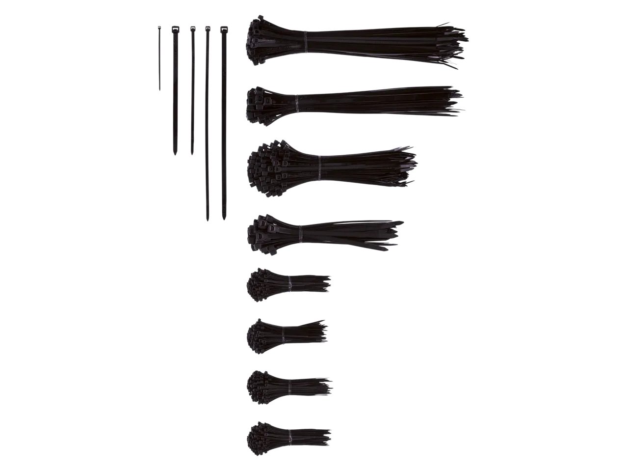 Set fascette fermacavo, 1000 pezzi