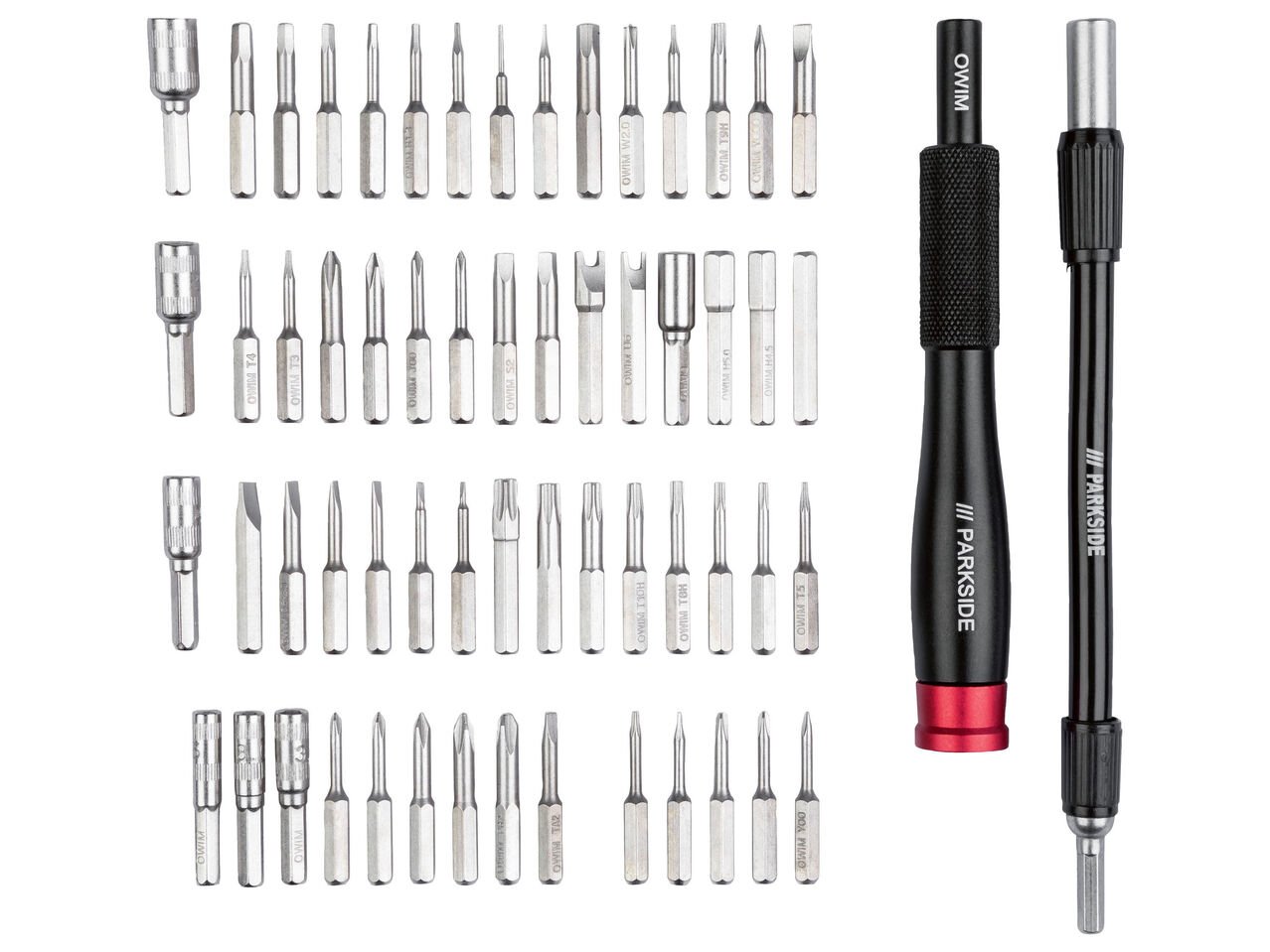 Set attrezzi di precisione, 66 pezzi