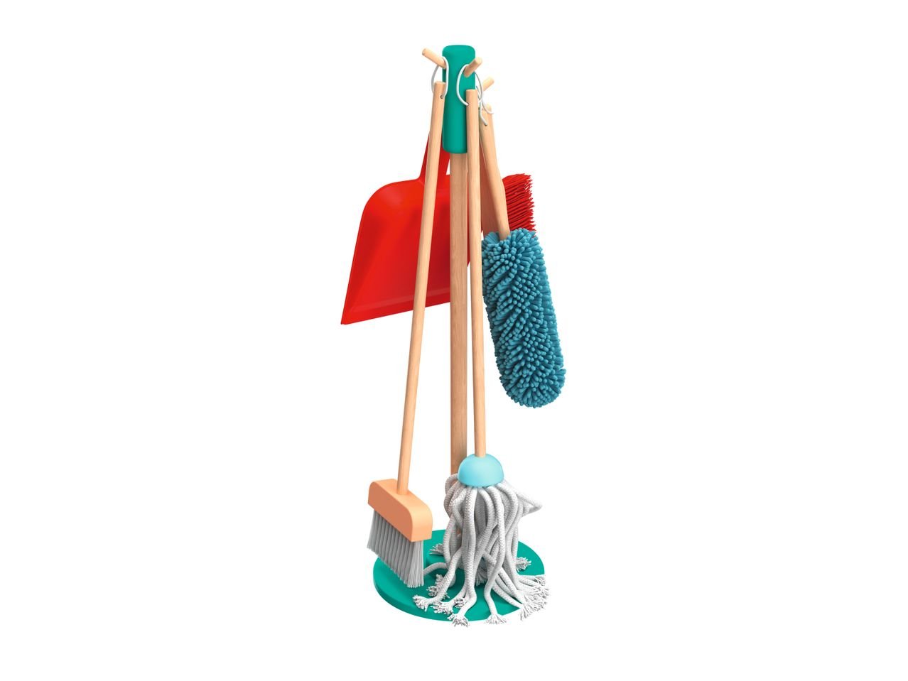 Set per pulire, asse da stiro o stendibiancheria per bambini
