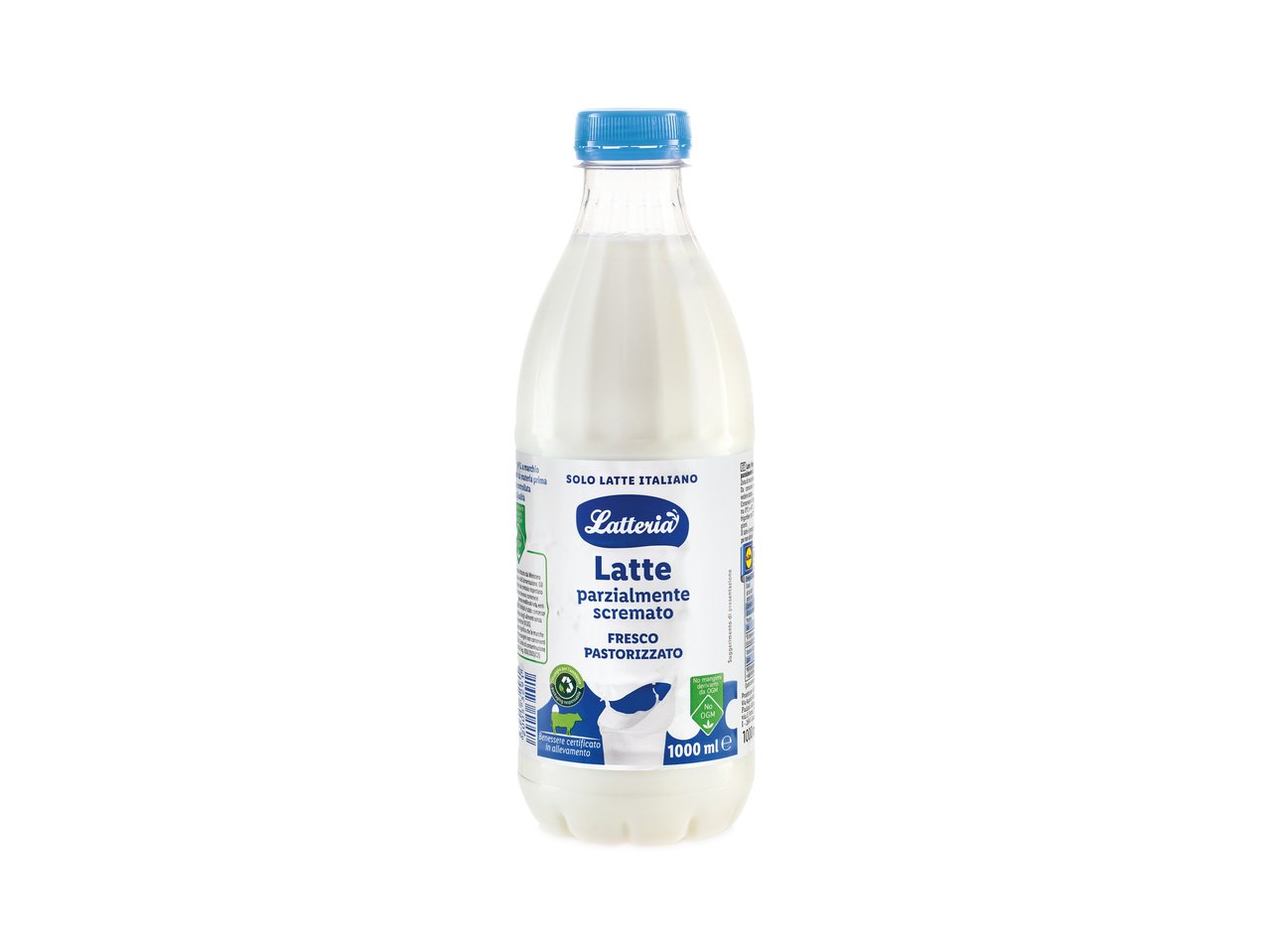 Latte fresco parzialmente scremato