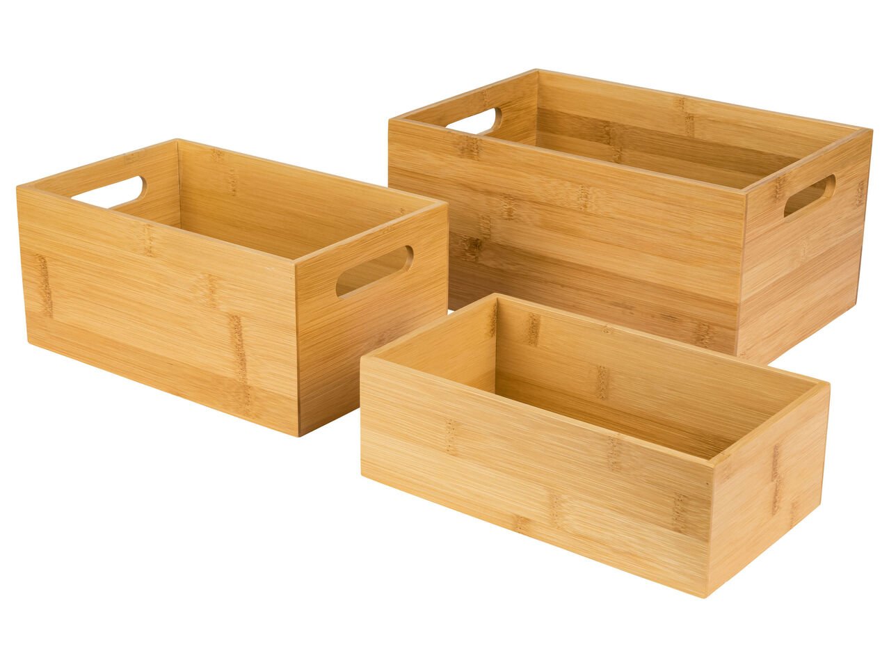 Box portaoggetti in bambù