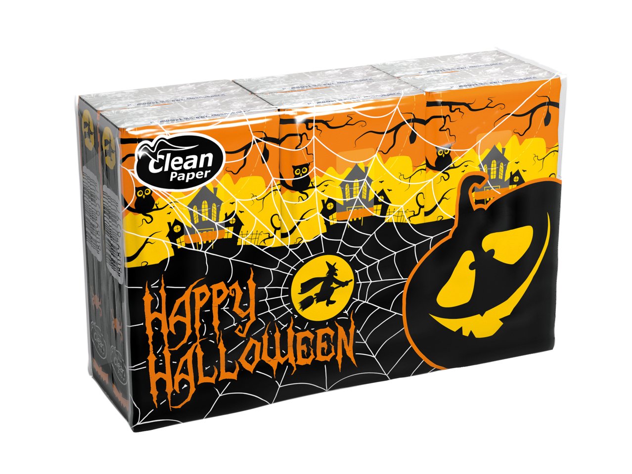 Fazzoletti a tema Halloween, 4 veli