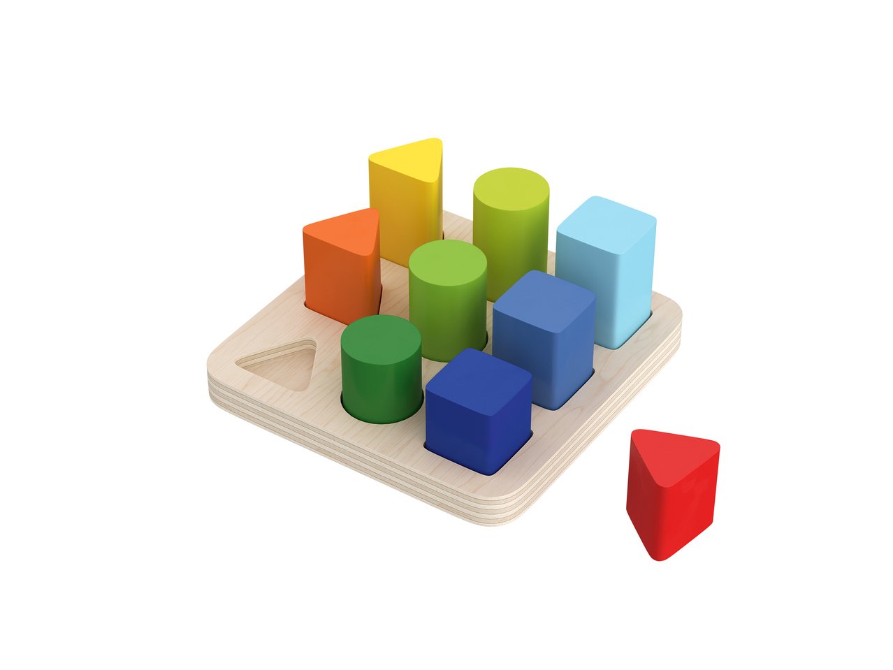 Gioco di apprendimento in legno