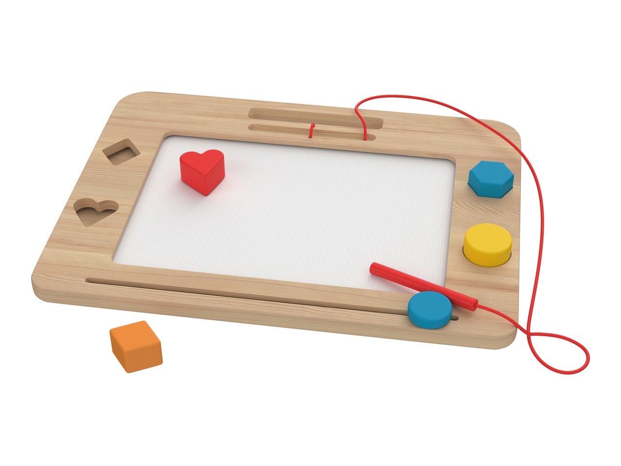 Gioco Montessori "Lavagna o lavagna magica"