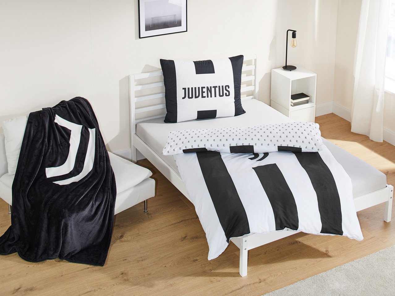 Parure copripiumino singolo "Juventus"