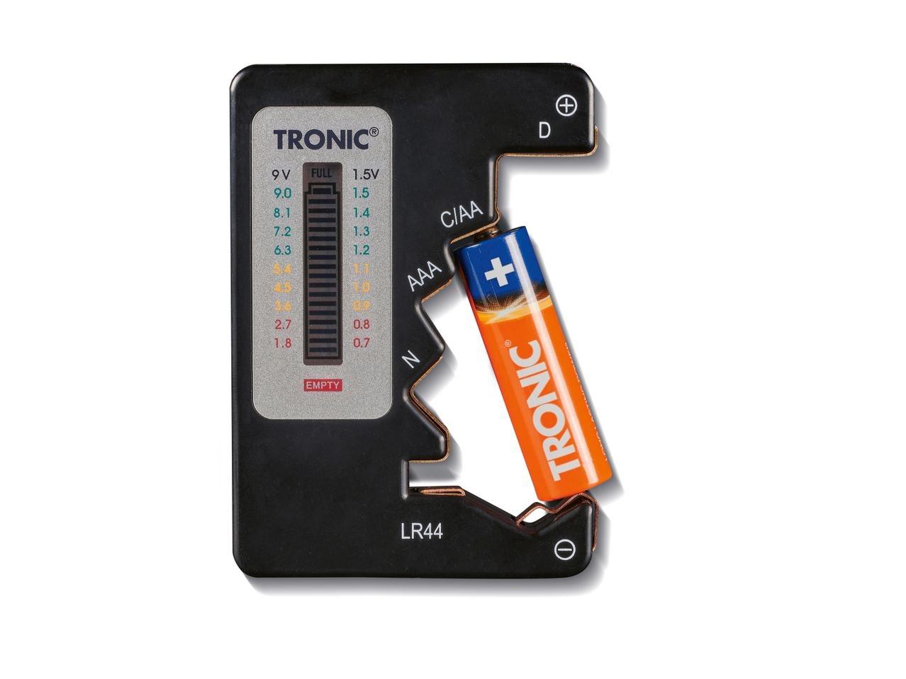 Valigetta porta batterie con tester