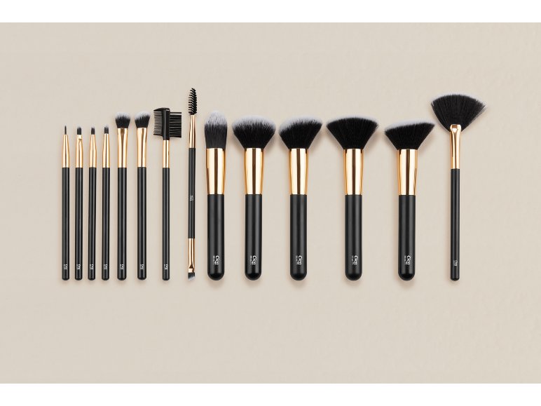 Set pennelli per il trucco, 14 pezzi