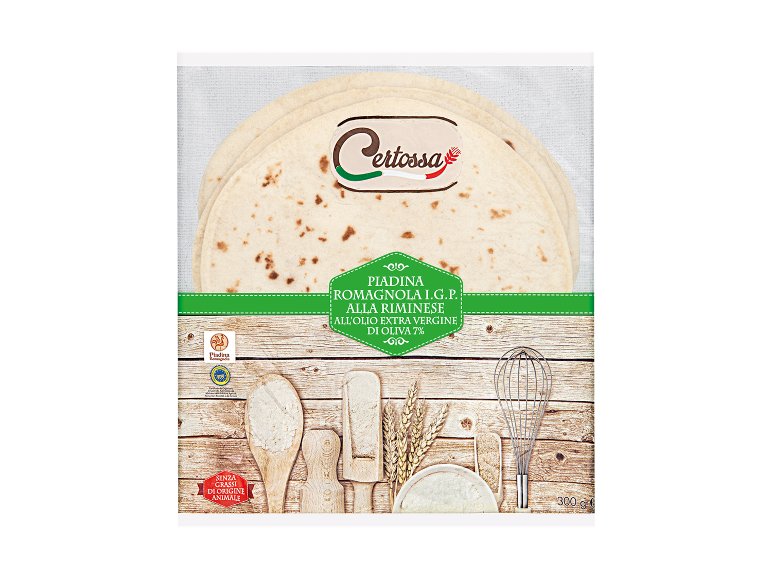 Piadina Romagnola IGP alla riminese