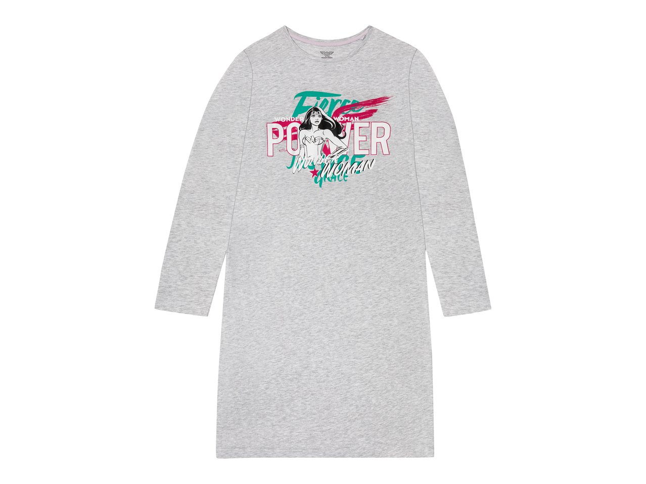 Maxi t-shirt per donna "Wonder Woman, Barbie, Hello Kitty"