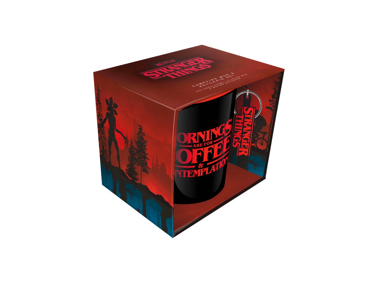 Tazza, quaderno o orologio da tavolo "Stranger Things, The Witcher"