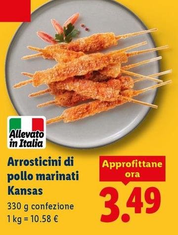 Arrosticini Di Pollo Marinati Kansas