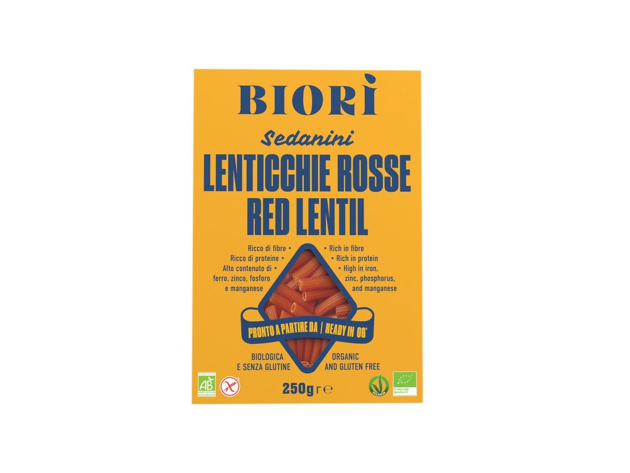 Pasta di legumi bio