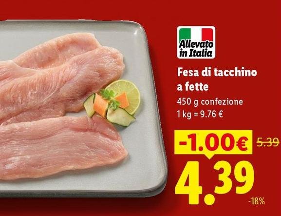 Fesa Di Tacchino A Fette