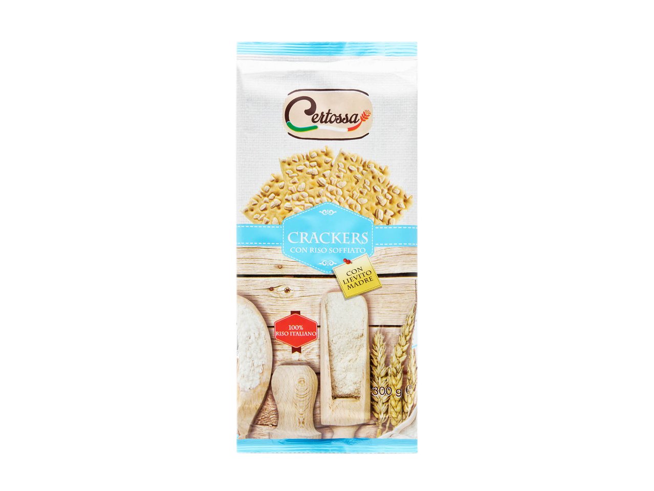 Crackers con riso soffiato