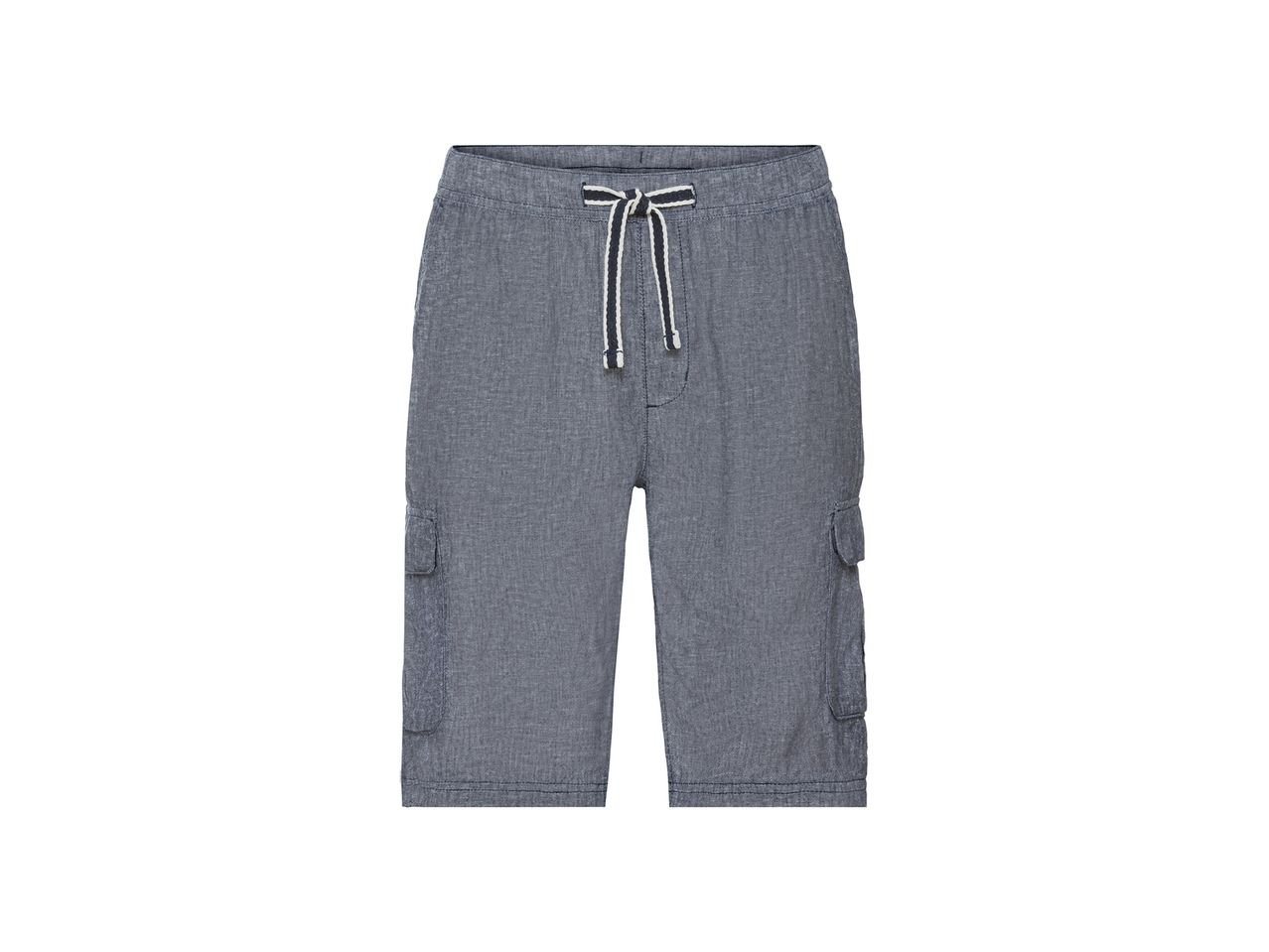Bermuda in lino da uomo