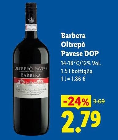 Barbera Oltrepo Pavese DOP