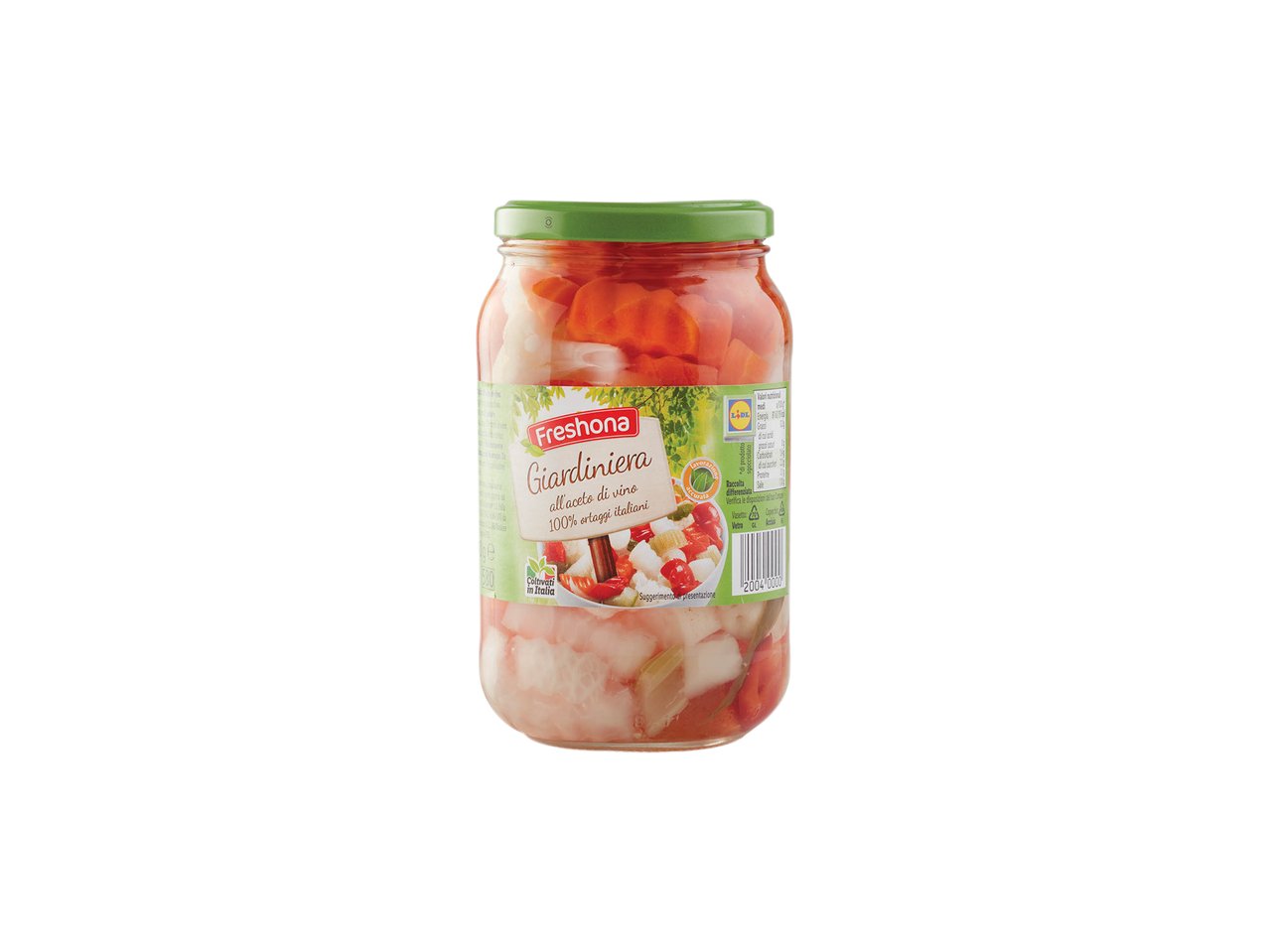 Giardiniera all'aceto di vino