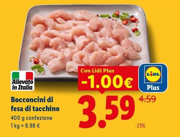 Bocconcini Di Fesa Di Tacchino