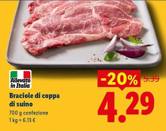 Braciole Di Coppa Di Suino
