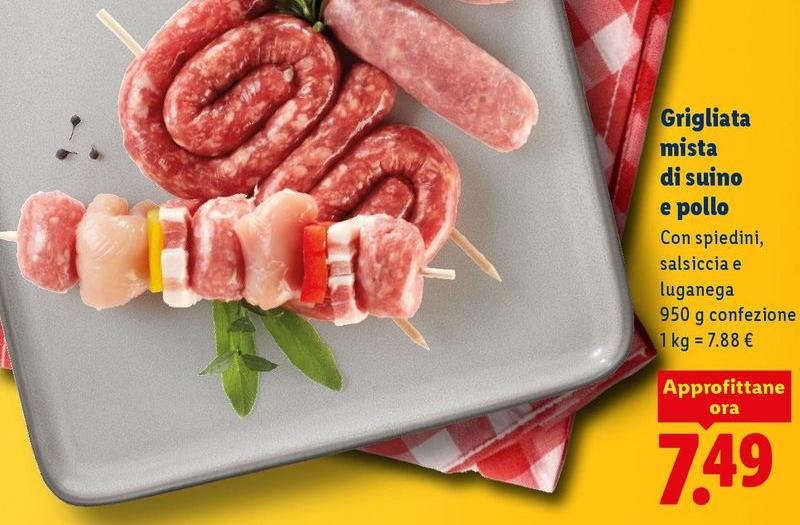 Grigliata Mista Di Suino E Pollo