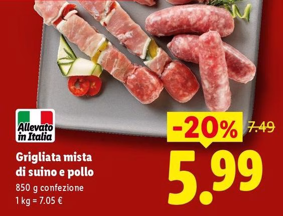 Grigliata Mista Di Suino E Pollo