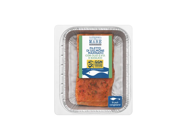 Filetto di salmone marinato