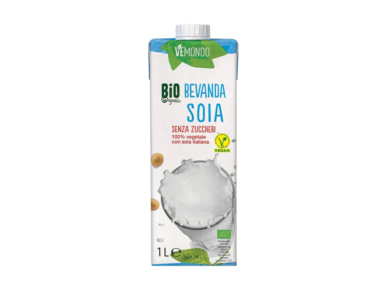 Bevanda biologica di soia