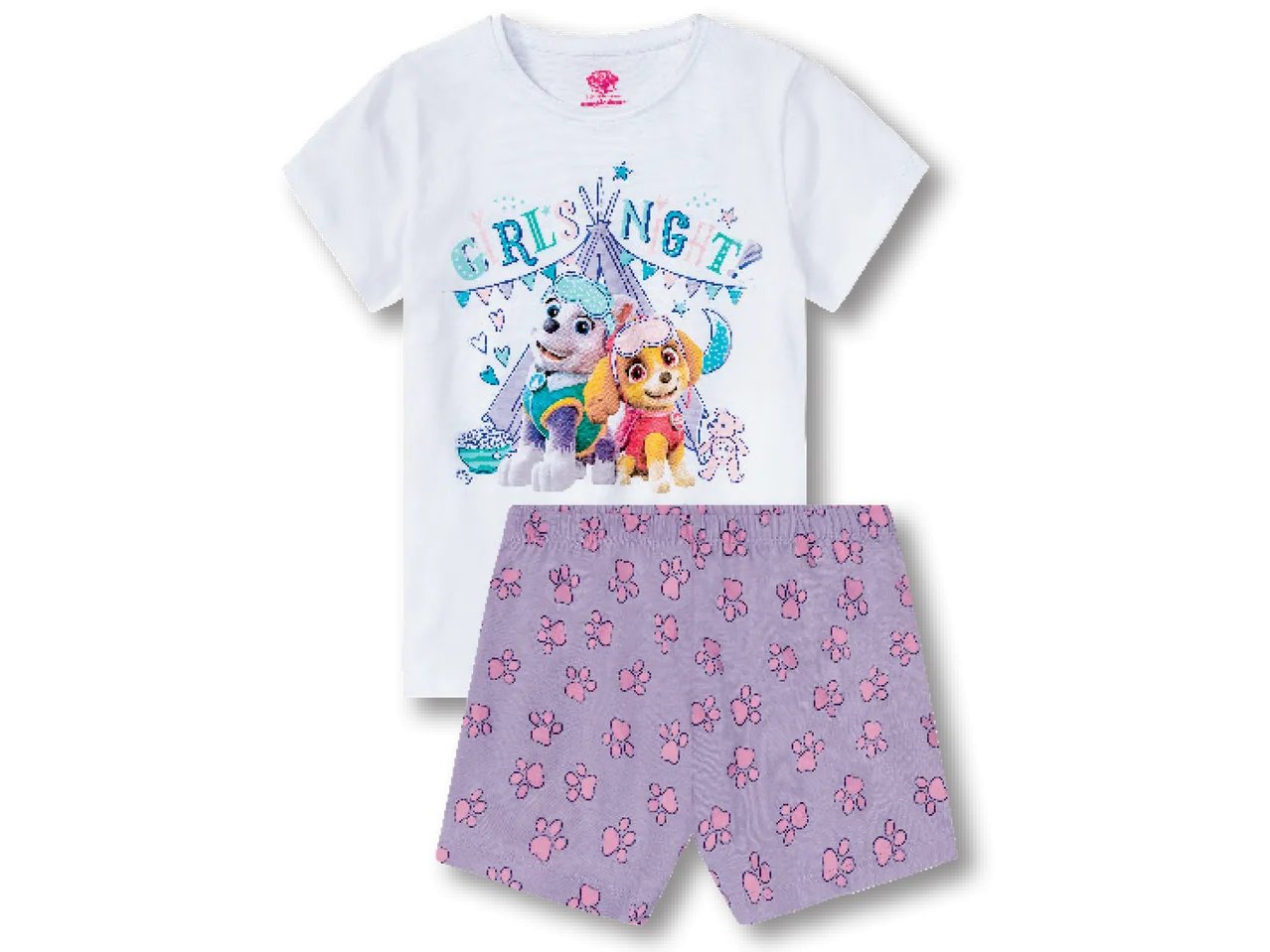 Pigiama corto da bambina "Paw Patrol, Peppa Pig, Frozen"