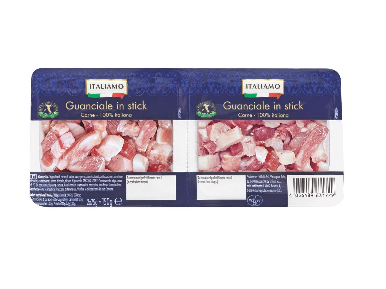 Guanciale in sticks