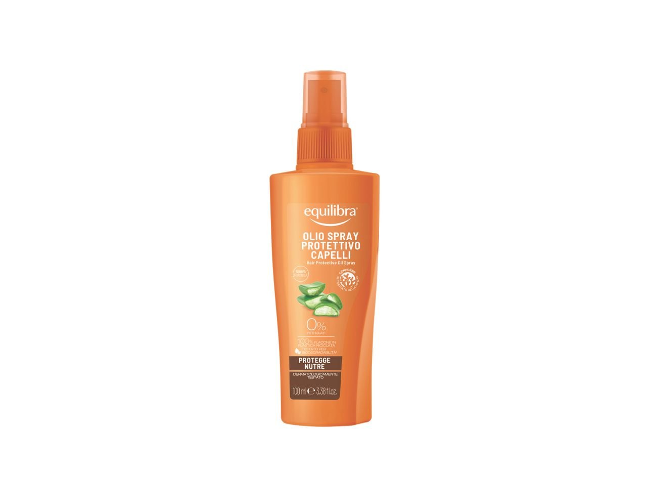 Olio spray protettivo capelli