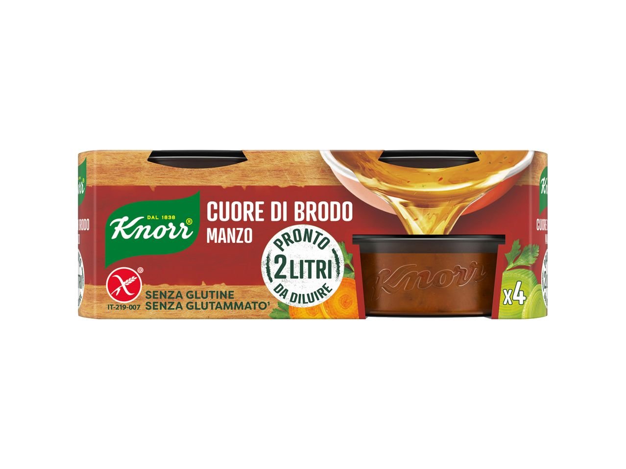 Cuore di brodo manzo/verdure