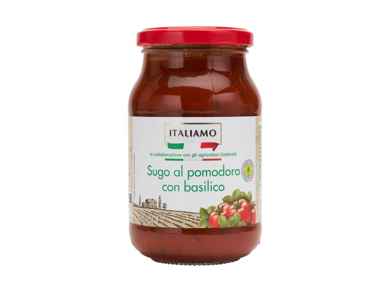 Sugo al pomodoro con basilico