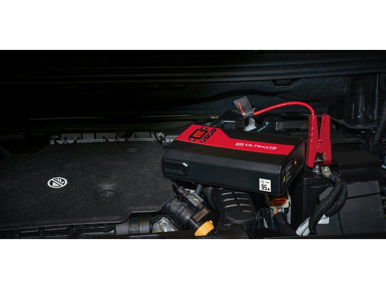 Powerbank con compressore e ausilio per avviamento auto