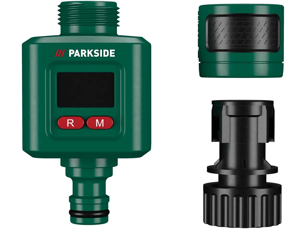 Distributore a due vie, timer per irrigazione o contatore acqua