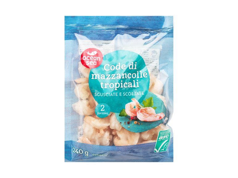 Code di mazzancolle tropicali