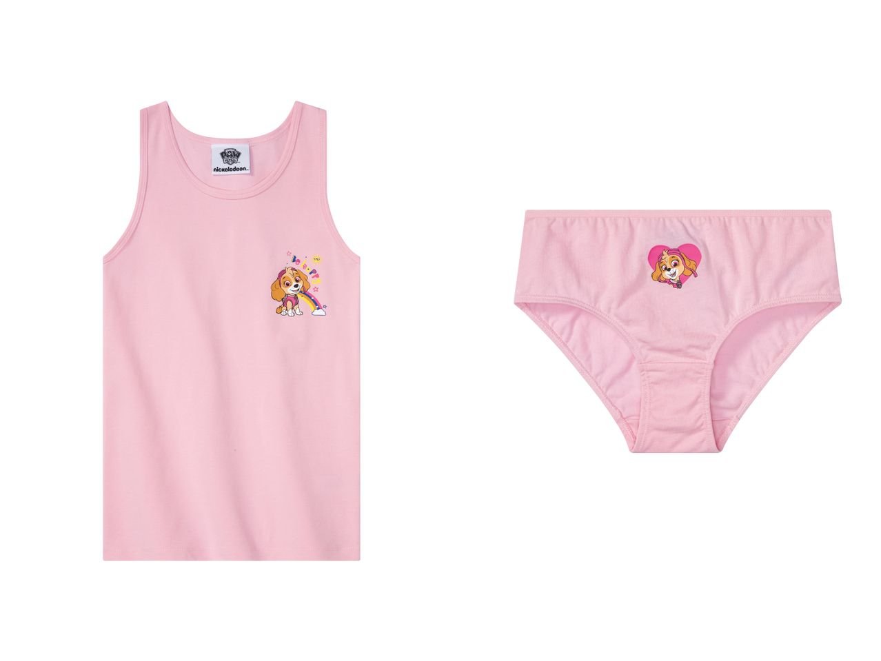 Coordinato intimo da bambina "Paw Patrol, Peppa Pig, Barbie"