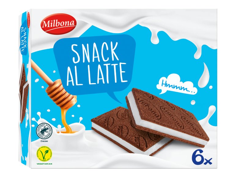 Snack al latte
