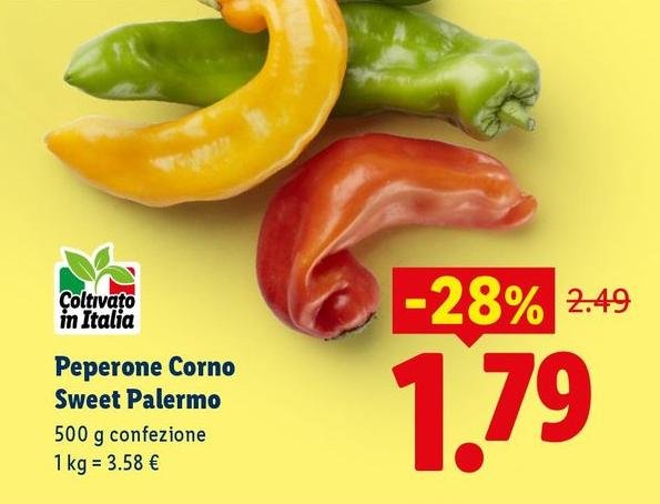 Peperone Corno Sweet Palermo
