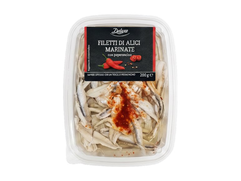 Filetti di alici marinate