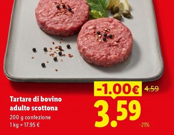 Tartare Di Bovino Adulto Scottona