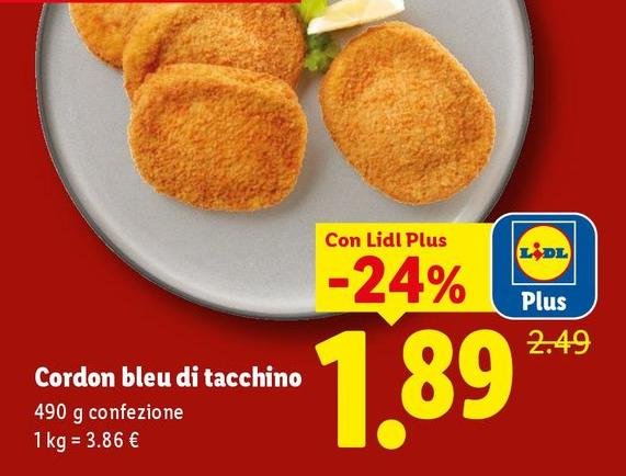 Cordon Bleu Di Tacchino
