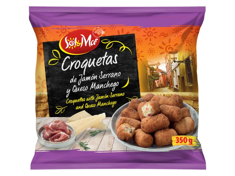 Crocchette con Jamón Serrano e Queso Manchego