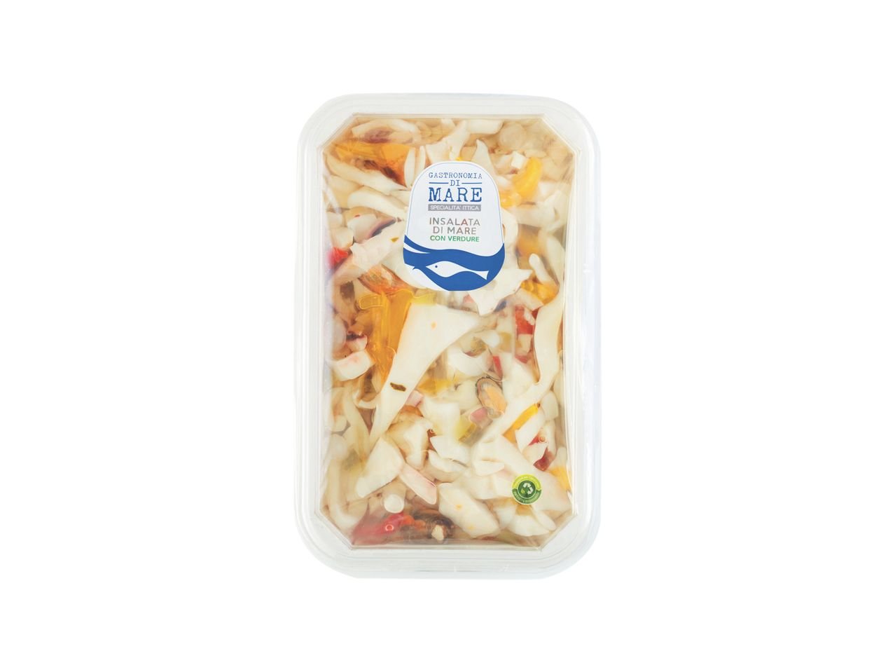 Insalata di mare con verdure