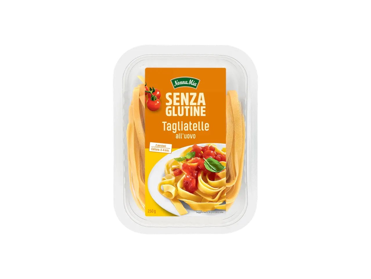 Tagliatelle all'uovo senza glutine