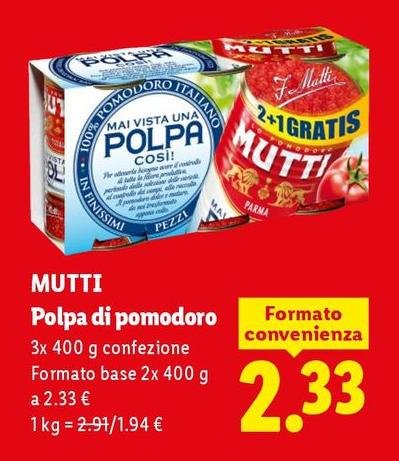 Mutti - Polpa Di Pomodoro