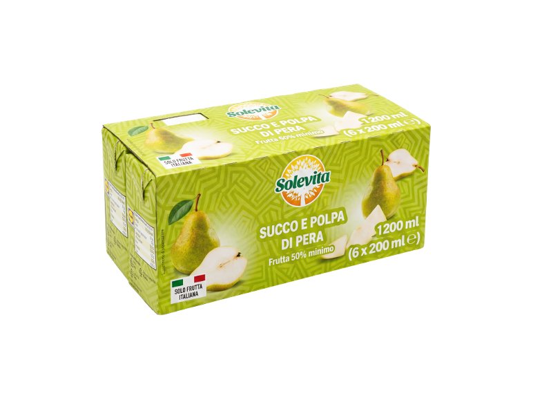 Succo e polpa di pera