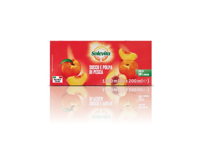 Succo e polpa di pesca