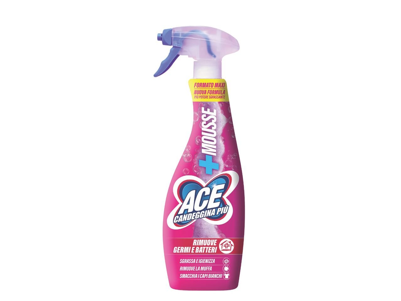 Spray mousse Candeggina più Sgrassatore