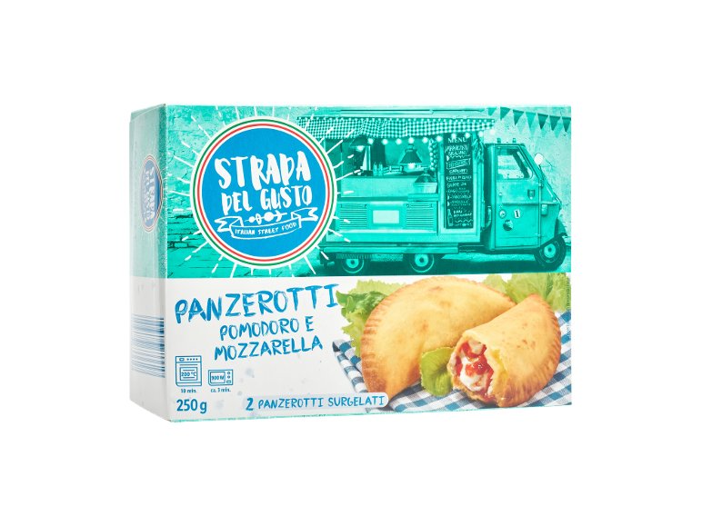 Panzerotti con pomodoro e mozzarella