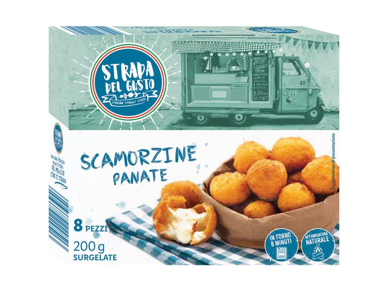 Scamorzine panate